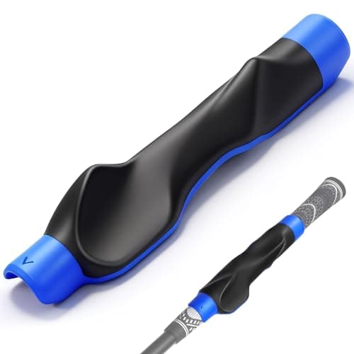 honharo Golf Grip Trainer – Right-Hand Swing Trainer & Grip Corrector for Proper Hand Position & Muscle Memory – Non-Slip, Easy Install – Golf Gifts for Men, Father’s Day Golf Gifts for Dad