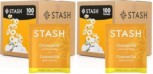 Stash Tea Chamomile Herbal Tea...ay vary),100 Count (Pack of 2)