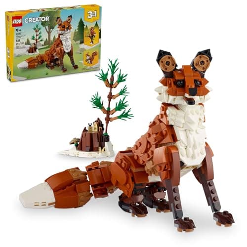 [Prime] $34.99 | 667-Piece LEGO Creator: 3 in 1 - Forest Animals: Red Fox (31154, 2024) at Amazon