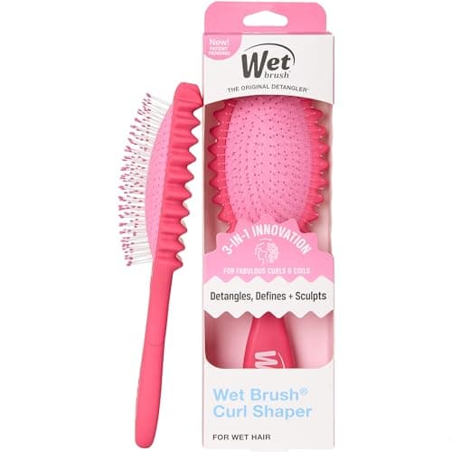 Wet Brush Curl Shaper Detangle...ng, Made for Women, Men & Kids