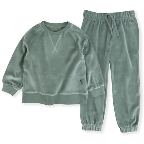 Pet Passion Cooper Velour Peop...atsuit Kids, Toddler, Sage, 7Y