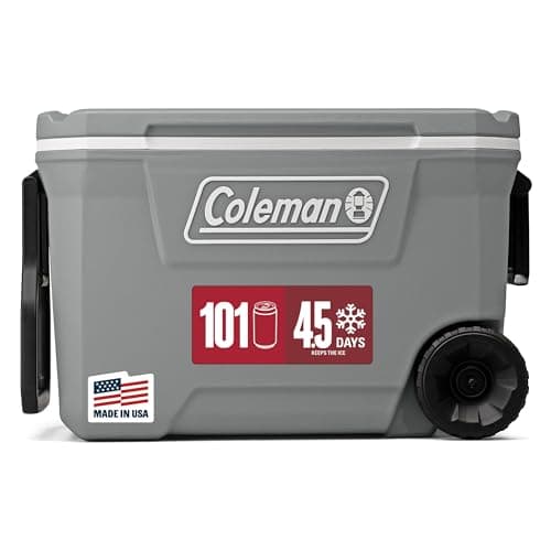 [Prime]62-Quart Coleman Classic Series Insulated Portable Rolling Cooler with Wheels $56.99 +Free S&H at Amazon