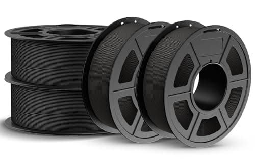 JAYO Matte Black PLA 3D Printer Filament 1.75mm Bundle, 4 Pack 1.1kg Spools $37.99