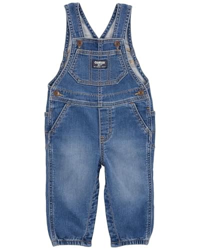 Oshkosh B'Gosh Boys World's Best Overalls, Brasstown Ozone Wash, 18M