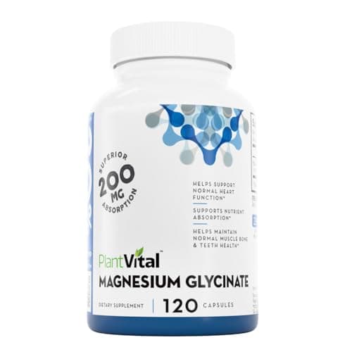 120-Count 200mg PlantVital Non-GMO Magnesium Glycinate $3.78 w/ S&S + Free Shipping w/ Prime or on $35+