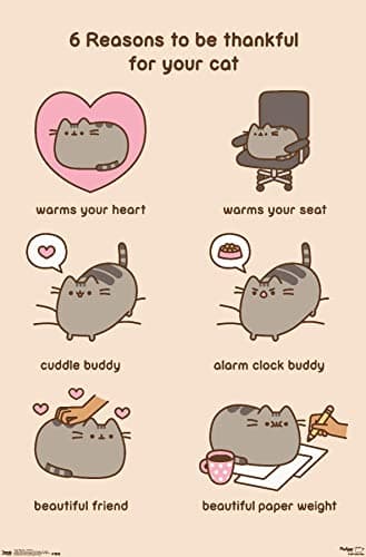Trends International Pusheen -... 34", Premium Unframed Version