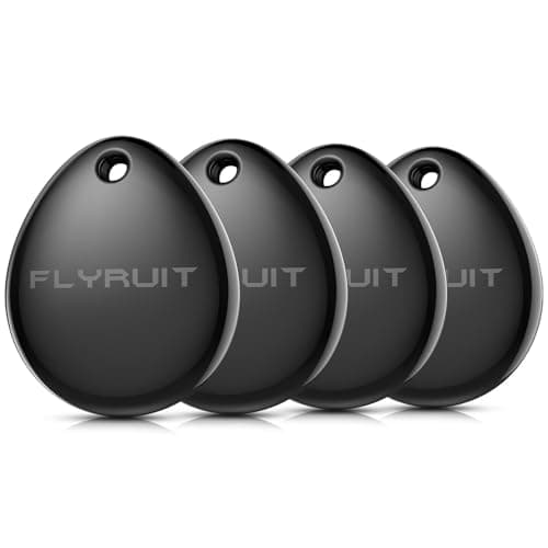 4-Pack FLYRUIT Air Tracker Tags for Apple Find My w/ Sound (Black) $9.98 + Free Shipping w/ Prime or on $35+