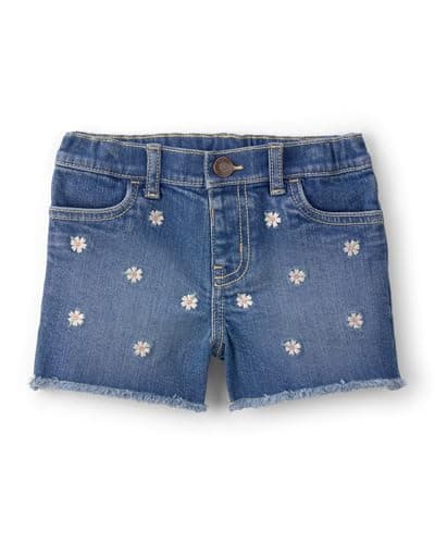 OshKosh B'Gosh Girl Denim Shorts, Blue, 4T