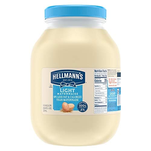 Hellmann's Light Mayonnaise Ja...ten Free, 1 gallon (Pack of 1)