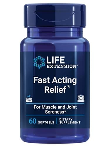 Life Extension Fast Acting Rel...ten-Free, Non-GMO, 60 softgels
