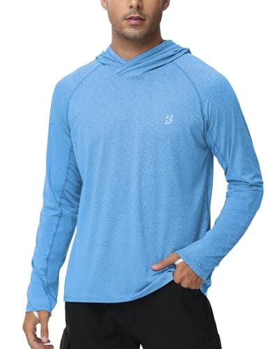 Roadbox Men's UPF 50+ Long-Sleeve Fishing Sun Hoodie (Various) from $11.40 [Limited Sizes]