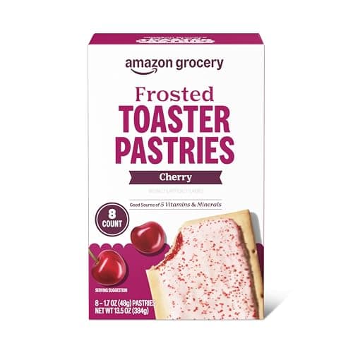 Select Accounts: 8-Ct 13.5-Oz Amazon Grocery Frosted Cherry Toaster Pastries $1.10 w/ S&S