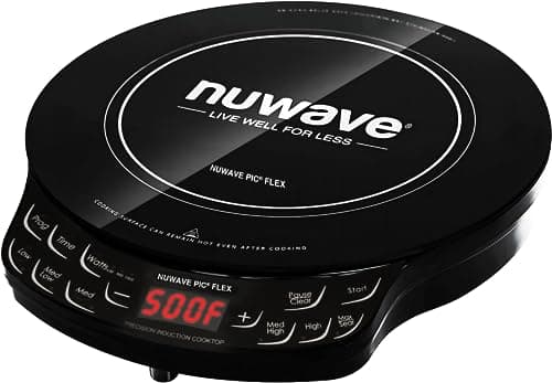 $59.99 | Nuwave Flex Precision Induction Cooktop, 10.25” Shatter-Proof Ceramic Glass at Amazon