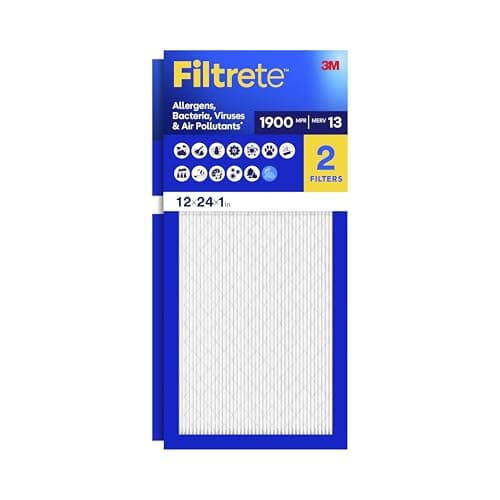 Filtrete 12x24x1 Air Filter, M...(Act Size 11.68x23.68x0.78 in)