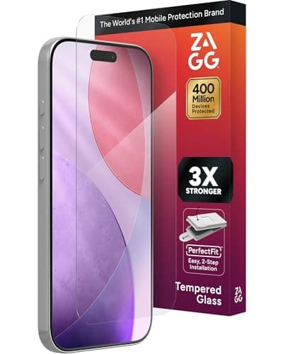ZAGG Glass+ Screen Protector f...hield, Easy PerfectFit Install
