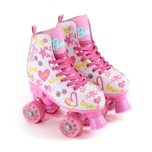 Barbie - Kids Adjustable Rolle...Light-Up Wheels and Lined Boot