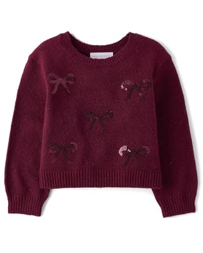 The Children's Place,Baby-Girl...weater,Sugar Beet Bows,3 Years
