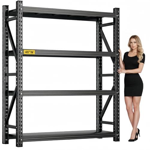 Nexvrtau Heavy Duty 4-Tier Garage Shelving Unit for $90 + free shipping