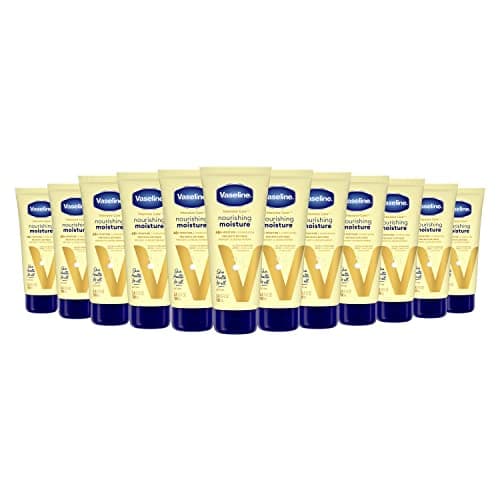 [S&S] Vaseline Nourishing Moisture Body Lotion Hand & Body Lotion Pack of 12 for Dry Skin made with Ultra-Hydrating Lipids & Pure Oat Extract 3.4 oz $19.05