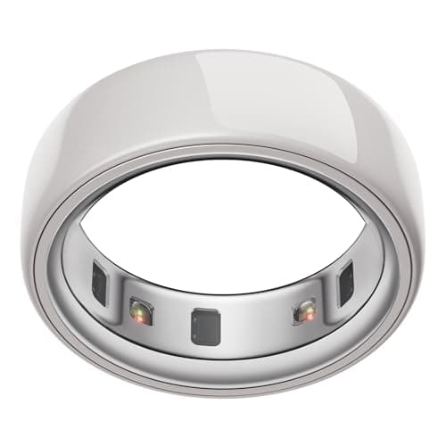 Oura Ring 4 - Ceramic Cloud - ... Buy, Android & iOS Compatible