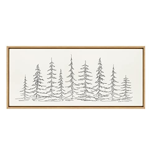 Kate and Laurel Sylvie Minimal... Natural, Decorative Panel Art