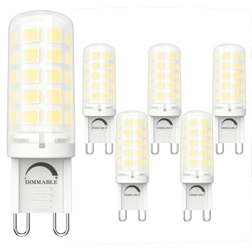 AIMEOKO G9 LED Bulb T4 Bi-pin Base 4W 120V Dimmable for 40W Halogen Replace