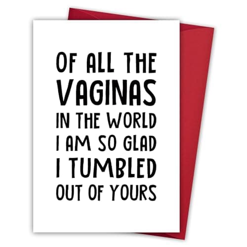 Funny Birthday Card, the Best Mom Gifts from Daughter Son Kids, Unique Gag Gifts for Mom Who Has Everything, Mother Daughter Gift, Moms Birthday Gift Ideas, Thank You for Giving Birth Humor Card