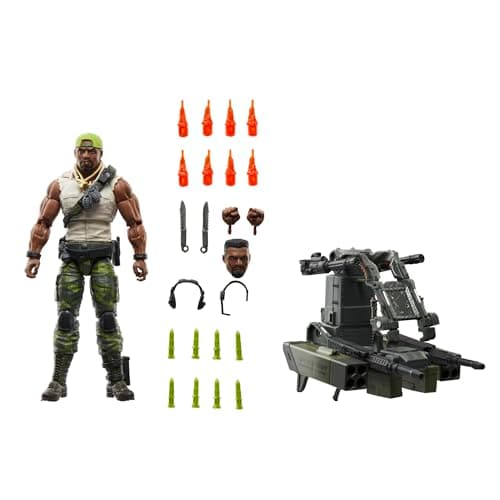 G.I. Joe Classified Series #150, Heavy Duty with Man-Portable Heavy Weapons System, Collectible Deluxe 6 Inch Action Figure Set with 30 Accessories