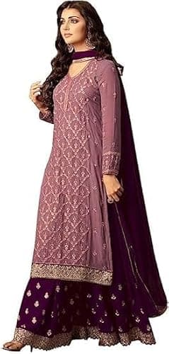 Shreeva Fashion Ready to Wear Pakistani Indian Designer Dress for Women Palazzo Style Eid Special Salwar Kameez Suit