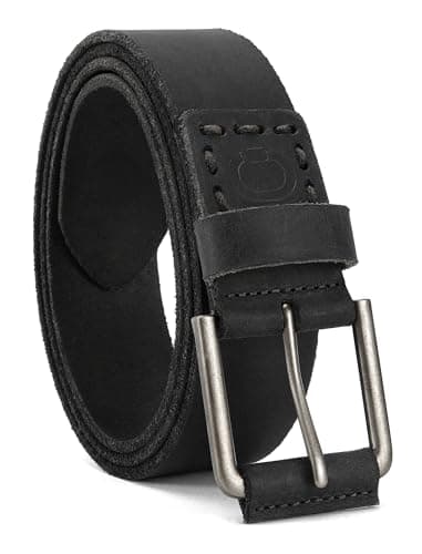 Men's Full Grain Leather Belt for $7 + free shipping w/ Prime