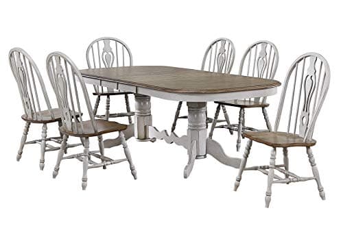 Sunset Trading Country Grove D...d Light Gray and Medium Walnut