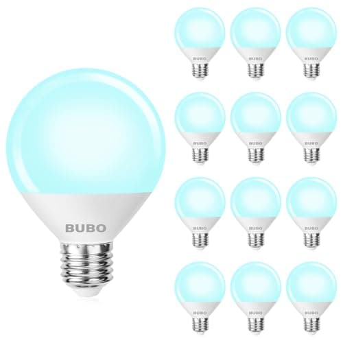 BUBO Vanity Light Bulbs 60 Wat...ase, 7W, Non-Dimmable, 12 Pack