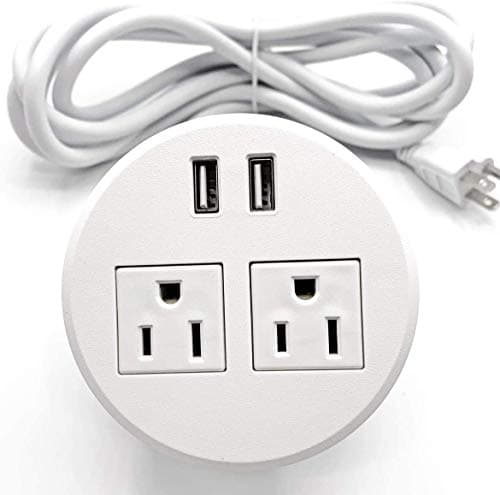 ApexDesk Ul Certified Desktop ...wer Cord and Lock Ring (White)