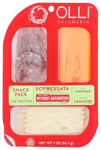 Olli Salumeria Sopressata, Che...r and Cracker Snack Tray, 2 oz