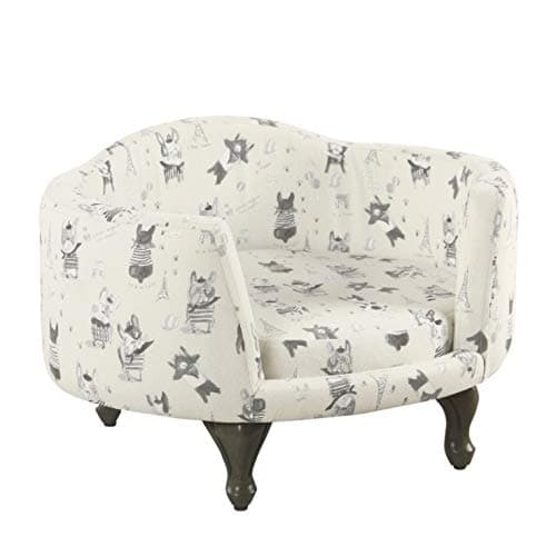 HomePop Home Decor | Upholster... Fabric, Cream and Gray, Medum