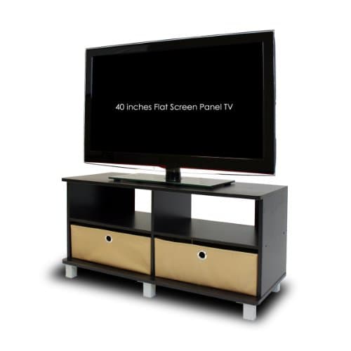19" Furinno Entertainment Center w/2 Bin Drawers (Espresso) $29.58 + Free Shipping w/ Prime or on $35+