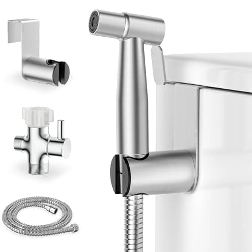 Dearocean Stainless Steel Handheld Bidet Sprayer Kit for $12 w/ Prime + free shipping