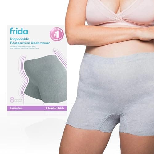 Frida Mom Postpartum Underwear... 42"-64" Stretched), Pack of 8