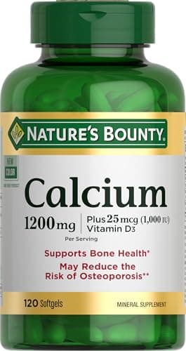 120-Count Nature's Bounty Calcium 1200mg w/ Vitamin D3 1000 IU Softgels $5.77 w/ S&S + Free Shipping w/ Prime or on $35+