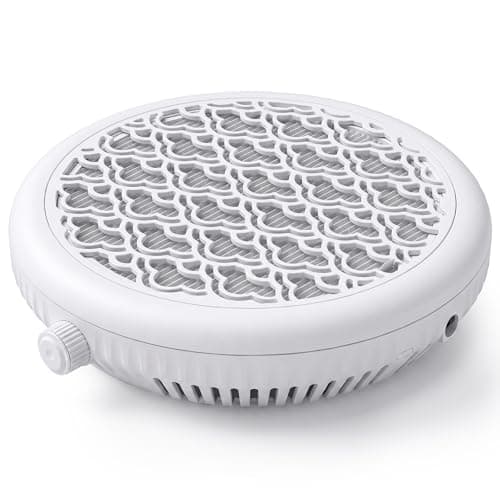 VERYTOP Nail Dust Collector, 4500RPM 360° Nail Vacuum with Adjustable Speeds, Portable & Quiet Manicure Dust Sucker for Acrylic Gel Nails, Ideal for Home DIY and Salon Professionals-9 inch
