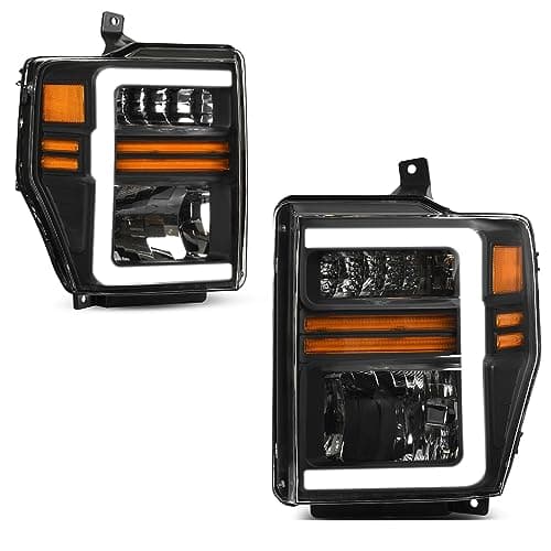 AUTOSAVER88 LED DRL Headlights...ing Clear Lens Amber Reflector