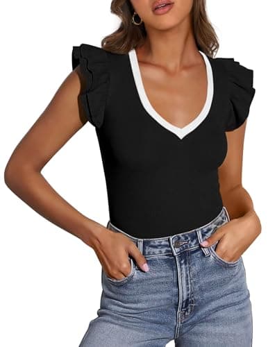 Women’s Ruffle Sleeve Top Only $7.49 on Amazon (Reg. $20)