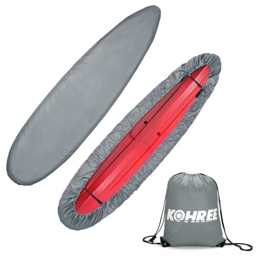 Kohree 600D Kayak Cover Waterp...s SUP Canoe Cover, 11.8-13.1ft