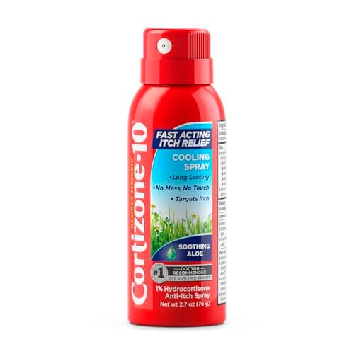 Cortizone 10 Maximum Strength Soothing Aloe Itch Relief Cooling Spray 2.7-oz. for $6.70 + free shipping w/ Prime