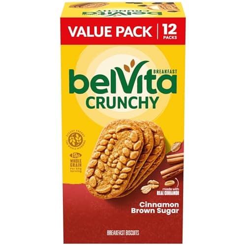 12-Pack 4-Count belVita Breakfast Bar Biscuits (Cinnamon Brown Sugar) $4.87 + Free Shipping w/ Prime or on $35+