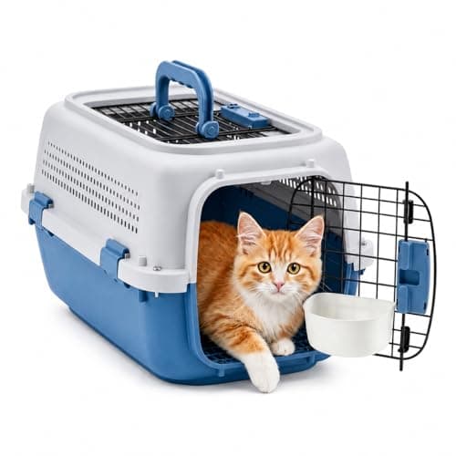 23" Airline Approved Cat Carri...Small Dogs Up to 22 lbs - Blue
