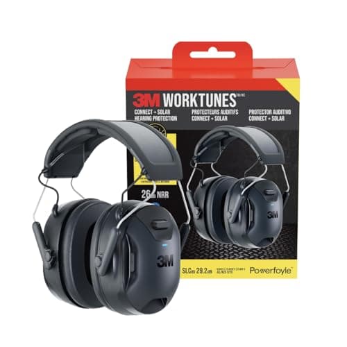 3M WorkTunes Connect + Solar W...a 26 dB Noise Reduction Rating