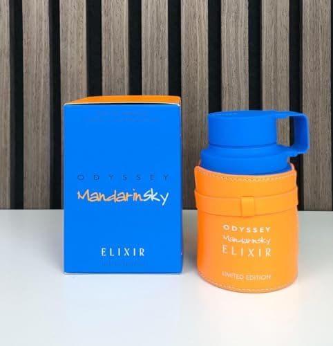 Apollos Odyssey Mandarin Sky Elixir, Men's EDP Spray, 3.4 oz premium gift set for him