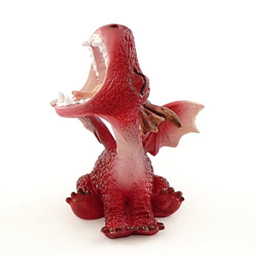 Top Collection 4530 Miniature ...ni Red Dragon Roaring Figurine