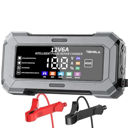 12V 6A Auto Battery Charger for $11 + free shipping w/ Prime